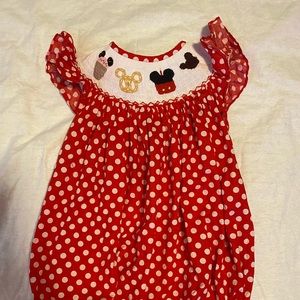 minnie mouse smocked